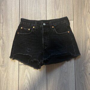 Levi's 501 High-Waisted Denim Shorts